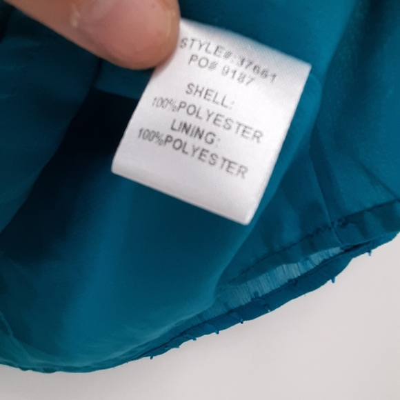 Skies are Blue short sleeve pattern top XL - Picture 8 of 8